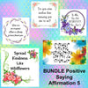 BUNDLE POSITIVE SAYING AFFIRMATION 5 Graphic Design Downloads SVG PNG JPEG Files Sublimation Design Crafters Delight   My digital SVG, PNG and JPEG Graphic downloads for the creative crafter are graphic files for those that use the Sublimation or Waterslide techniques - JAMsCraftCloset