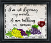 Digital Graphic Design SVG-PNG-JPEG Download Positive Saying Wine Sayings Quotes I'M NOT SLURRING MY WORDS Crafters Delight - DIGITAL GRAPHICS - JAMsCraftCloset