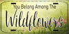 Digital Graphic Design SVG-PNG-JPEG Download YOU BELONG AMONG THE WILDFLOWERS Positive Saying Crafters Delight - JAMsCraftCloset