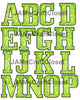 ALPHABET SET Digital Graphic Design Typography Clipart SVG-PNG Sublimation LIMES Design Download Crafters Delight - JAMsCraftCloset