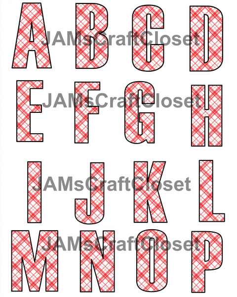ALPHABET SET Digital Graphic Design Typography Clipart SVG-PNG Sublima ...
