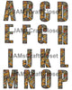 ALPHABET SET Digital Graphic Design Typography Clipart SVG-PNG Sublimation HIPPIE COLLAGE Design Download Crafters Delight - JAMsCraftCloset