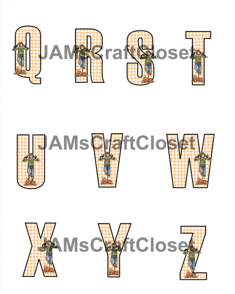 ALPHABET SET Digital Graphic Design Typography Clipart SVG-PNG Sublima ...