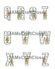 ALPHABET SET Digital Graphic Design Typography Clipart SVG-PNG Sublimation TREES SNOWFLAKES DEER LIGHTS Design Download Crafters Delight - JAMsCraftCloset