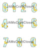 NUMBER SETS Digital Graphic Design Typography Clipart SVG-PNG Sublimation BABY RABBIT SLEEPING SUN Kids Children Design Download Crafters Delight - JAMsCraftCloset