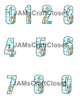 NUMBER SETS Digital Graphic Design Typography Clipart SVG-PNG Sublimation FISHING GIRL 2 Kids Children Design Download Crafters Delight - JAMsCraftCloset