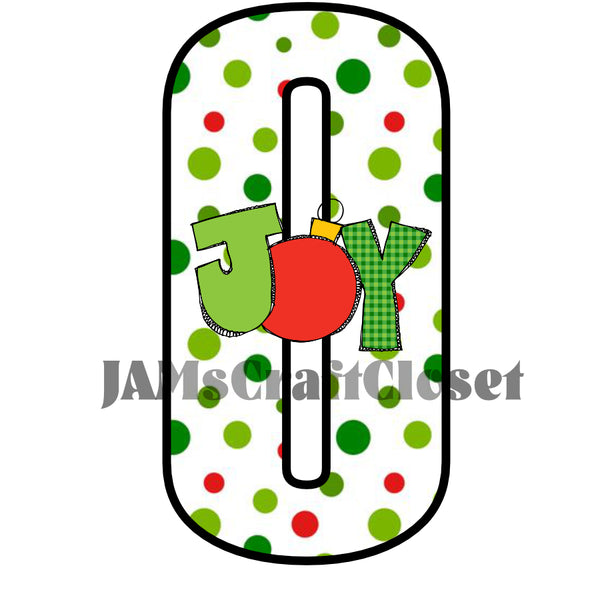 NUMBER SETS Digital Graphic Design Typography Clipart SVG-PNG Sublimation GREEN RED POLKA DOTS JOY Holiday Christmas Design Download Crafters Delight - JAMsCraftCloset