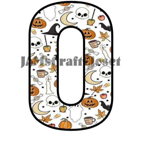 NUMBER SETS Digital Graphic Design Typography Clipart SVG-PNG Sublimation PUMPKIN BAT MOON CANDY Holiday Halloween Design Download Crafters Delight - JAMsCraftCloset