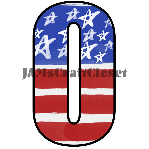 NUMBER SETS Digital Graphic Design Typography Clipart SVG-PNG Sublimation RED WHITE BLUE FLAGS Patriotic Design Download Crafters Delight - JAMsCraftCloset