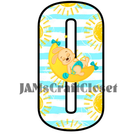 NUMBER SETS Digital Graphic Design Typography Clipart SVG-PNG Sublimation BABY RABBIT SLEEPING SUN Kids Children Design Download Crafters Delight - JAMsCraftCloset