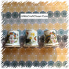 Thimbles #10 Vintage Butterfly and Flowers SET of 3 JAMsCraftCloset
