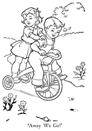 FREE Coloring Pages Vintage Pictures Style 15
