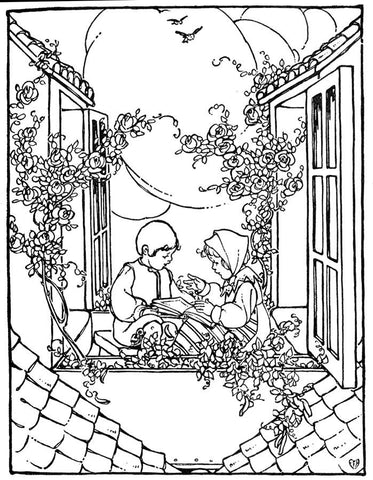 FREE Coloring Pages Vintage Pictures Style 16