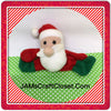 Santa Claus Made of Felt Magnet Vintage Christmas Holiday Decoration Kitchen Decor JAMsCraftCloset