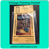 Vintage DIY Painting Packet #1 of a Chair and Enamel Pan on Porch JAMsCraftCloset