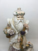Vintage Santa Music Box Very Detailed With Flowers Basket and a Swan 11 Inches Tall 6 Inches Wide Holiday Christmas Decor JAMsCraftCloset