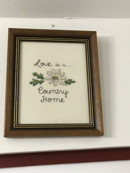 Picture Vintage Picture Love is a Country Home Kitchen Decor Home Decor Country Kitchen Primitive Kitchen JAMsCraftCloset