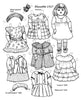 FREE Coloring Pages Paper Doll Patterns Style 21