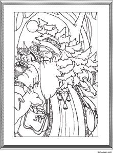 FREE Coloring Pages Vintage Pictures Style 8