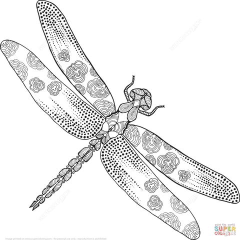 FREE Coloring Pages Animals and Insects Style 4