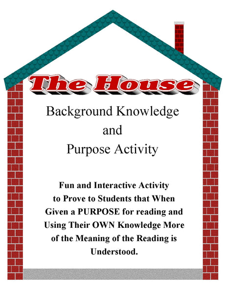 Author's Purpose Background Knowledge Lesson THE HOUSE Fun Synthesizing Activity JAMsCraftCloset