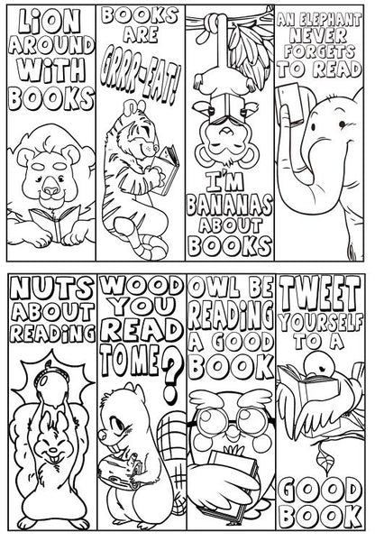 FREE Coloring Pages Reading and Language Arts Style 3