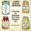 Digital Graphic Design Canning Jar SVG-PNG-JPEG Download Positive Saying Kitchen Decor THE OVEN IS HOT BUT THE COOK IS HOTTER Crafters Delight - DIGITAL GRAPHICS - JAMsCraftCloset