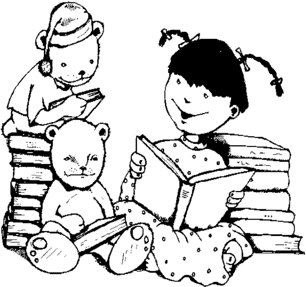 FREE Coloring Pages Reading and Language Arts Style 7