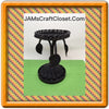 Black Wrought Iron Pillar Candle Holder Vintage Home Decor Country Decor - JAMsCraftCloset