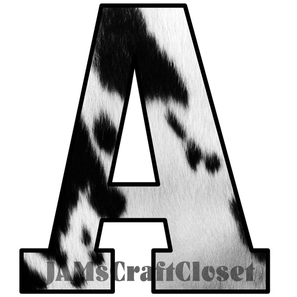 ALPHABET SET Digital Graphic Design Typography Clipart SVG-PNG Sublimation COW PRINT Design Download Crafters Delight - JAMsCraftCloset