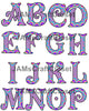 ALPHABET SET Digital Graphic Design Typography Clipart SVG-PNG Sublimation GROOVY PSYCHEDELIC PRINT Design Download Crafters Delight - JAMsCraftCloset