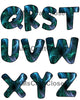 ALPHABET SET Digital Graphic Design Typography Clipart SVG-PNG Sublimation PSYCHEDELIC 2 Design Download Crafters Delight - JAMsCraftCloset