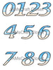 NUMBER SETS Digital Graphic Design Typography Clipart SVG-PNG Sublimation BEACH Design Download Crafters Delight - JAMsCraftCloset