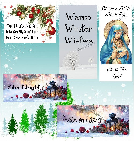 BUNDLE CHRISTMAS AND WINTER 1 Graphic Design Downloads SVG PNG JPEG Files Sublimation Design Crafters Delight Country Decor Holiday Decor - JAMsCraftCloset