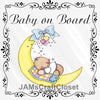BABY ON BOARD 2 -  DIGITAL GRAPHICS  My digital SVG, PNG and JPEG Graphic downloads for the creative crafter are graphic files for those that use the Sublimation or Waterslide techniques - JAMsCraftCloset