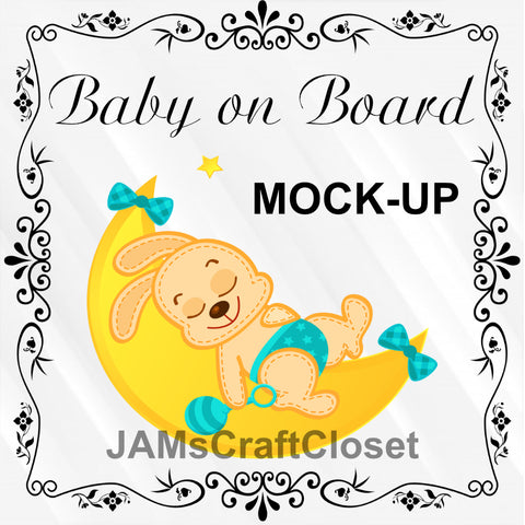 DECAL Baby on Board 3 Car Truck Window Decal Child Safety Vinyl Decal {{ JAMsCraftCloset }}