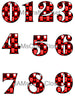 NUMBER SETS Digital Graphic Design Typography Clipart SVG-PNG Sublimation BLACK WHITE HEARTS Design Download Crafters Delight - JAMsCraftCloset