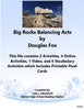 Big Rocks Balancing Acts by Douglas Fox 7th Grade Florida Collections 3 Supplemental Activities JAMsCraftCloset 