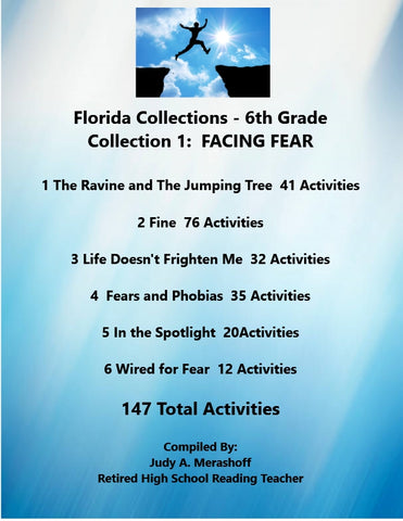 Florida Collections 6th Grade Collection 1 FACING FEAR Supplemental Activities 6 Passages JAMsCraftCloset