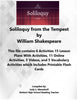 Sililoquy from the Tempest William Shakespeare 7th Grade Florida Collections 3 Supplemental Activities JAMsCraftCloset