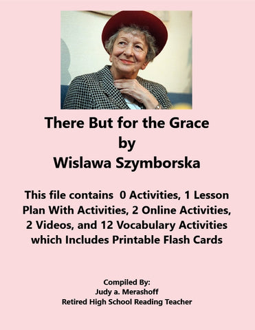 Florida Collection 8th Grade Collection 5 There But for the Grace by Wislawa Szymborska Supplemental Activities JAMsCraftCloset