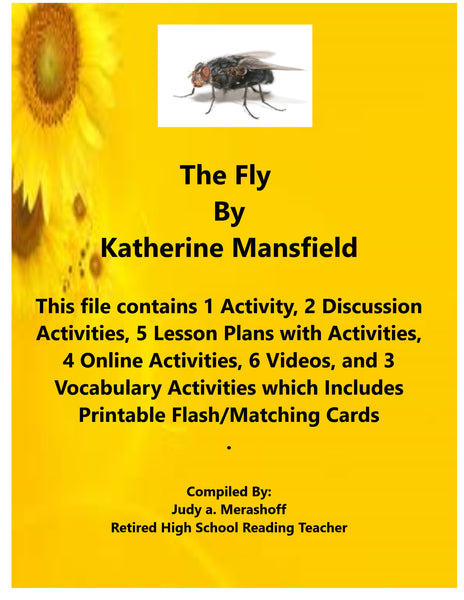 The Fly By Kathrine Mansfield  Short Story Supplemental Resources Activities JAMsCraftCloset