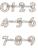 NUMBER SETS Digital Graphic Design Typography Clipart SVG-PNG Sublimation CHILDREN Design Download Crafters Delight - JAMsCraftCloset