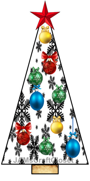 Digital Graphic Design SVG-PNG-JPEG Download CHRISTMAS TREE 3 Holiday Design Sublimation Love Crafters Delight - DIGITAL GRAPHICS DESIGNS - JAMsCraftCloset