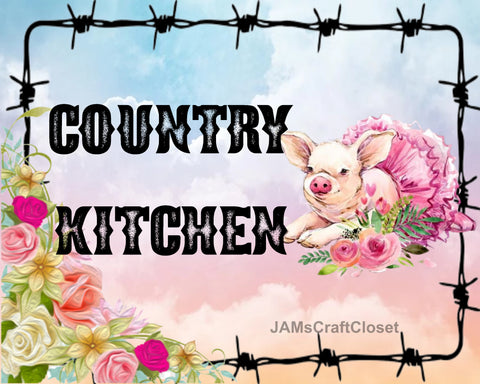Digital Graphic Design SVG-PNG-JPEG Download Positive Saying Love COUNTRY KITCHEN 4 PIG Kitchen Decor Crafters Delight - DIGITAL GRAPHICS - JAMsCraftCloset