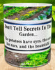 MUG Coffee Full Wrap Sublimation Digital Graphic Design Download DONT TELL SECRETS IN THE GARDEN SVG-PNG Crafters Delight - JAMsCraftCloset