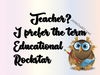 EDUCATIONAL ROCKSTAR Digital Graphic PNG-JPEG Download Crafters Delight {{ JAMsCraftCloset }}