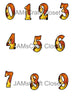 NUMBER SETS Digital Graphic Design Typography Clipart SVG-PNG Sublimation FALL LEAVES Design Download Crafters Delight - JAMsCraftCloset