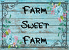 FARM SWEET FARM Digital Graphic SVG-PNG-JPEG Download Positive Saying Love Crafters Delight {{ JAMsCraftCloset }}