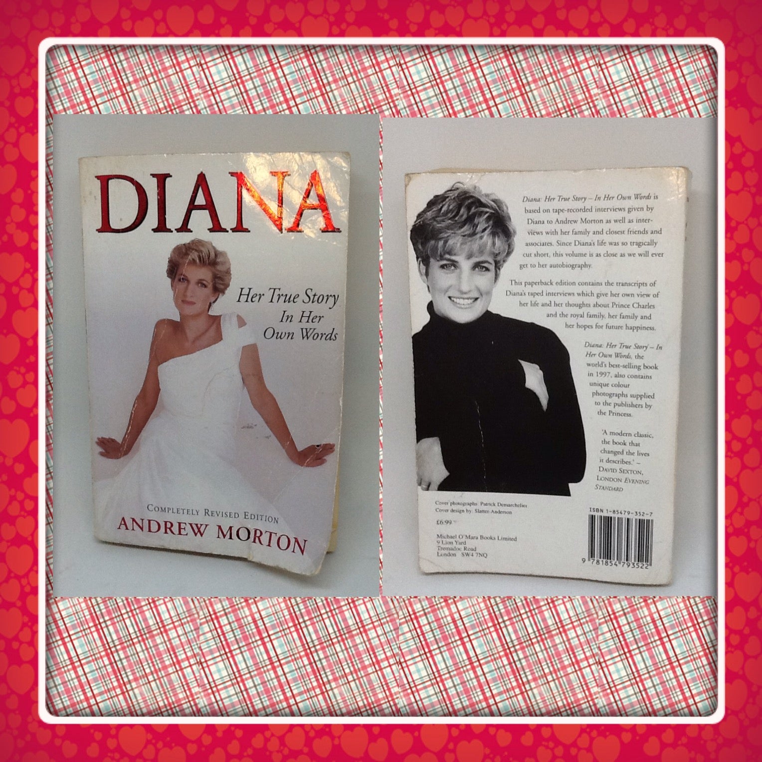 Book Princess Diana Book Vintage Life of Diana Table Coffee Table Bathroom  In Her Own Words
